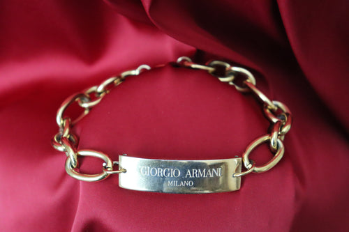 Rework Vintage Armani Gold Chunky Bracelet