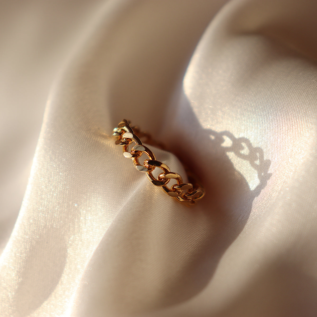 Gold Mini Link Ring – Relic the Label