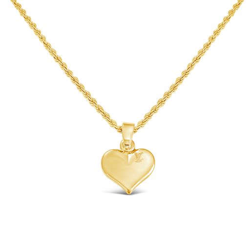 lv heart necklace