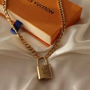 The Louis Vuitton Lock Collection  Padlock necklace, Necklace, Louis  vuitton