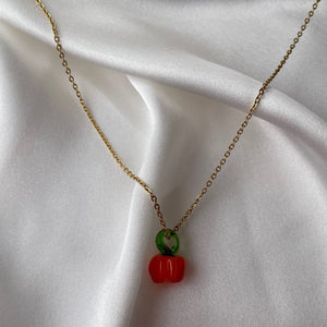 Glass Fruit Necklace