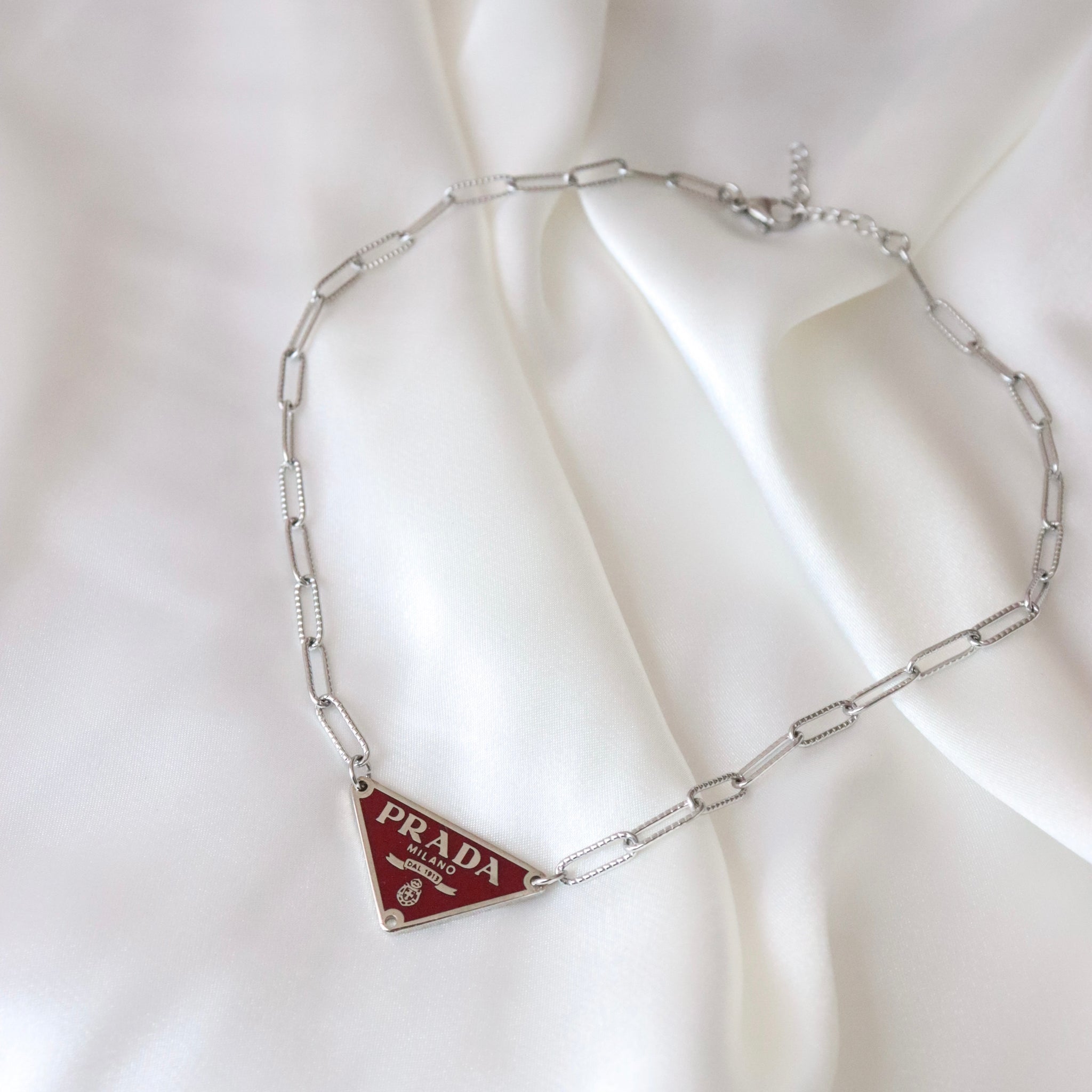 Authentic Prada Repurposed Necklace, Luxury, Accessories on Carousell